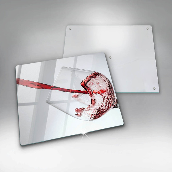 De vidrio templado Vino tinto