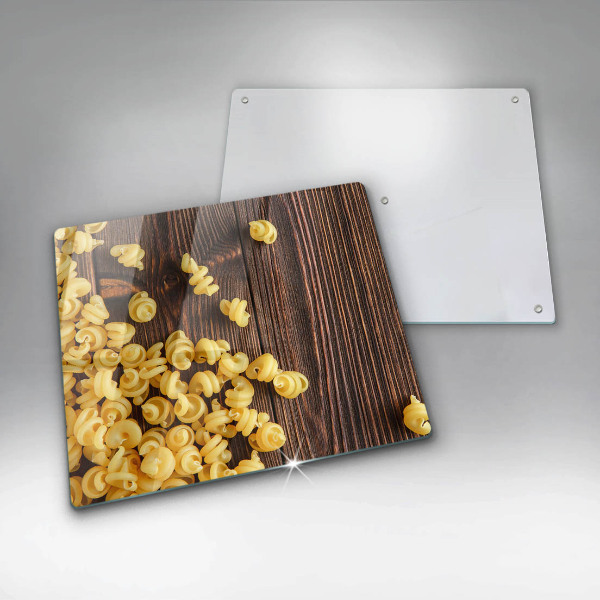 De vidrio templado Pasta en la mesa