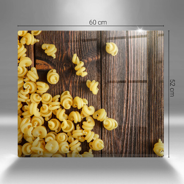 De vidrio templado Pasta en la mesa