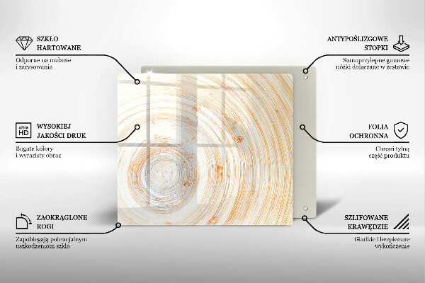 De vidrio templado Textura de madera