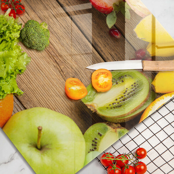 De vidrio templado Fruta fresca