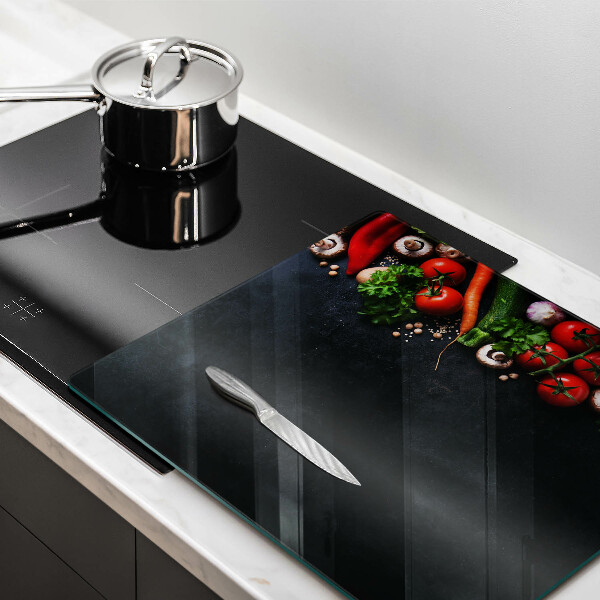 De vidrio templado Verduras coloridas