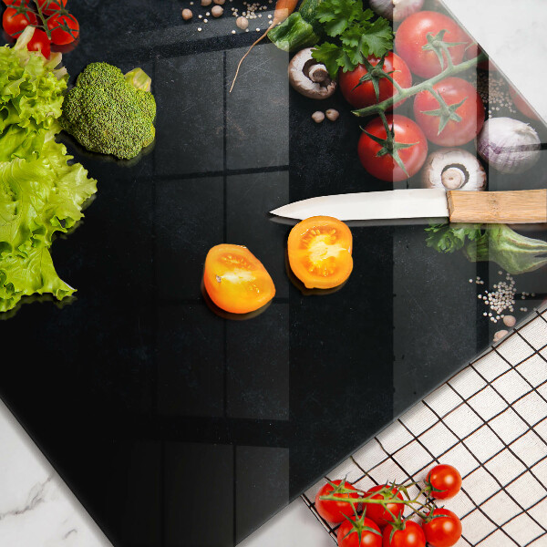 De vidrio templado Verduras coloridas