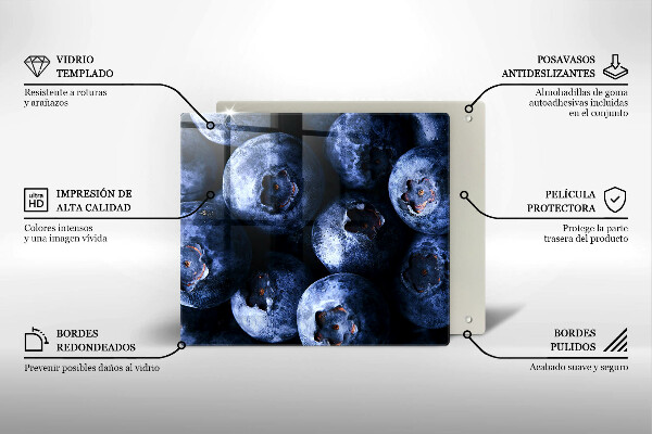 De vidrio templado Cerca de bayas