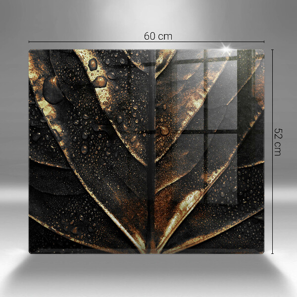 De vidrio templado Hoja de oro