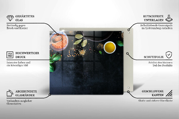 De vidrio templado Tazones de especias