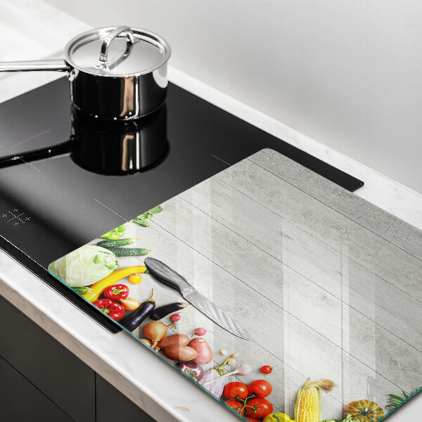 De vidrio templado Verduras en tablas