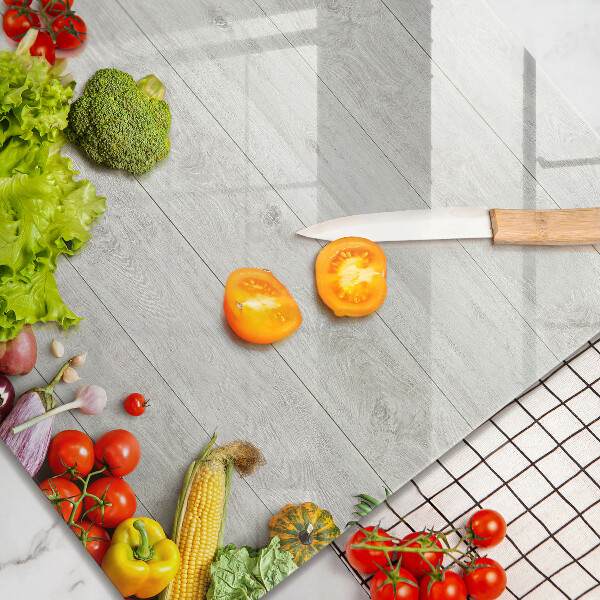 De vidrio templado Verduras en tablas