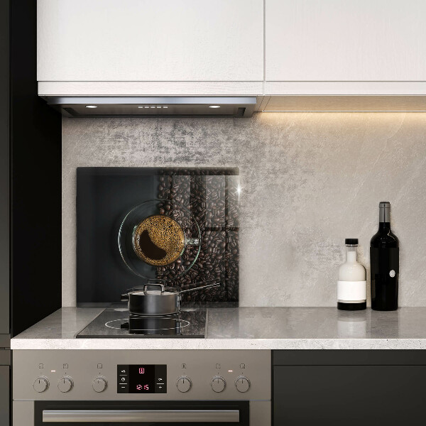 De vidrio templado Cafe y frijoles