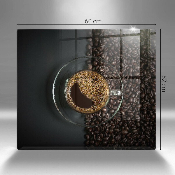 De vidrio templado Cafe y frijoles