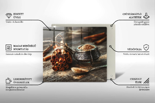 De vidrio templado Vainas de vainilla