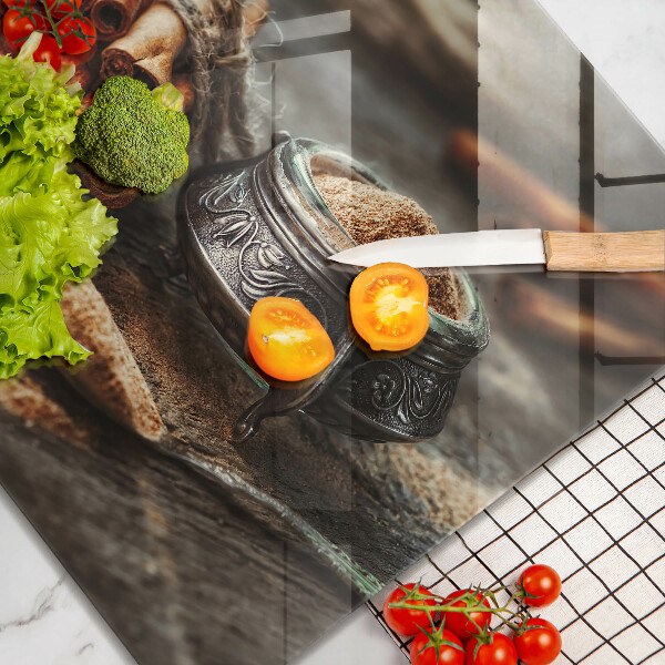 De vidrio templado Vainas de vainilla