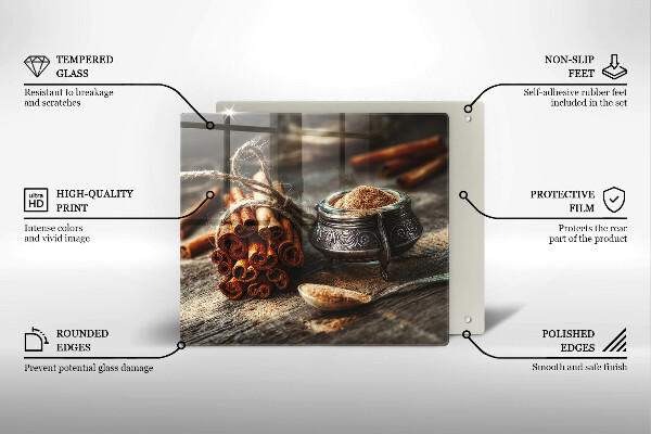 De vidrio templado Vainas de vainilla