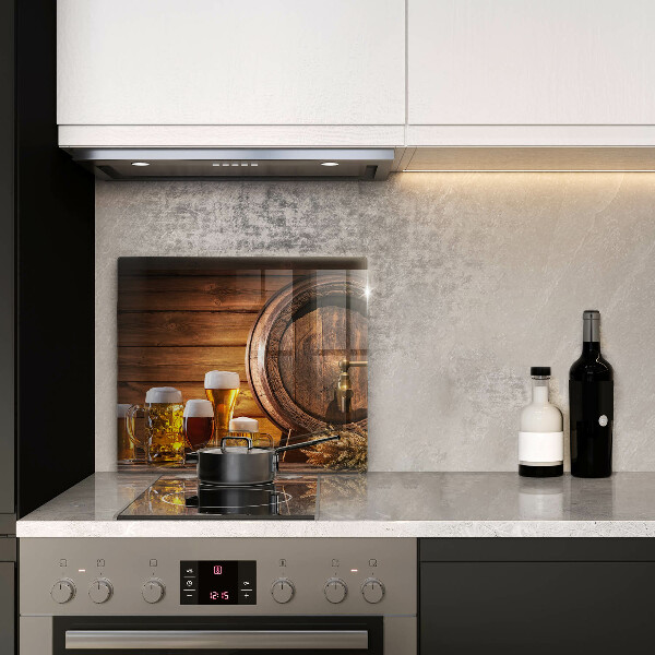 De vidrio templado Barril de cerveza