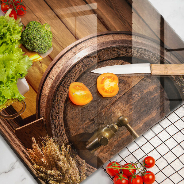 De vidrio templado Barril de cerveza