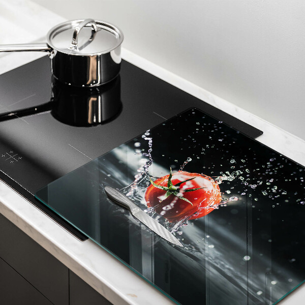 De vidrio templado Tomate en agua