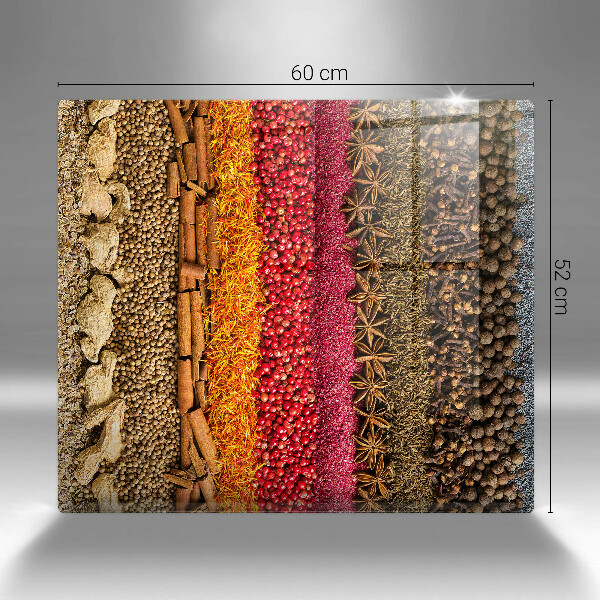 De vidrio templado Especias coloridas