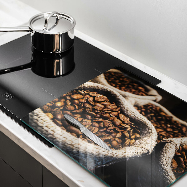 De vidrio templado Bolsas de granos de café