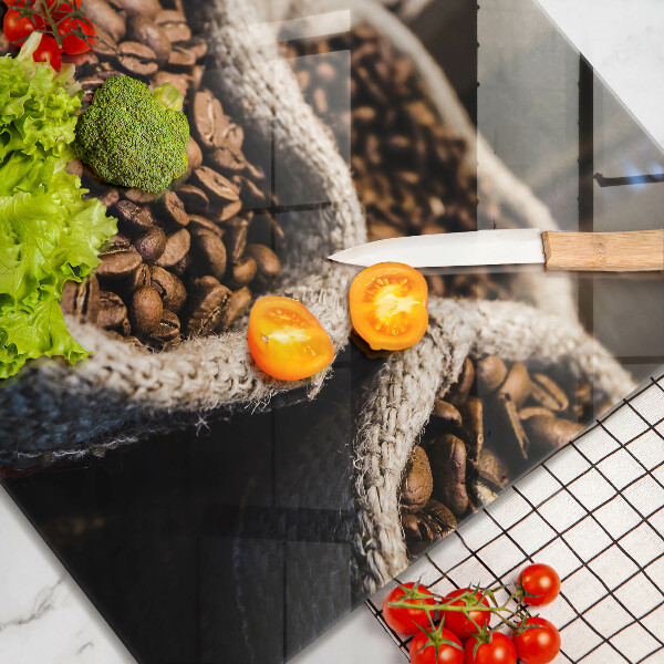 De vidrio templado Bolsas de granos de café