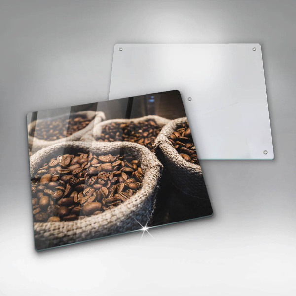 De vidrio templado Bolsas de granos de café