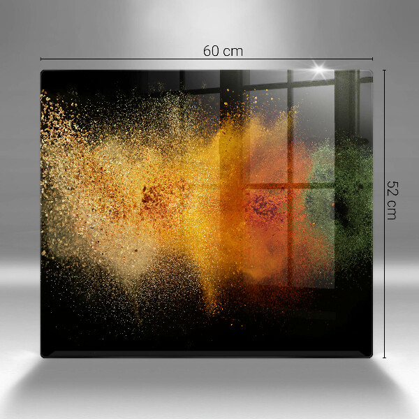 De vidrio templado Especias coloridas