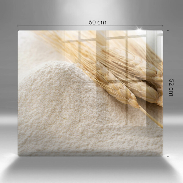 De vidrio templado Harina y espigas de grano
