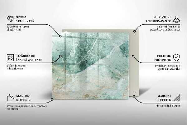 De vidrio templado Estructura de piedra