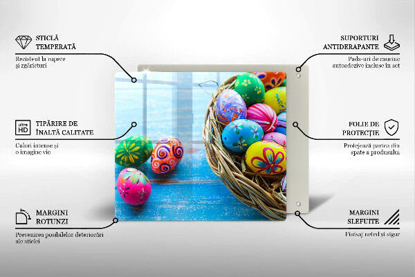 De vidrio templado Huevos de pascua huevos de pascua