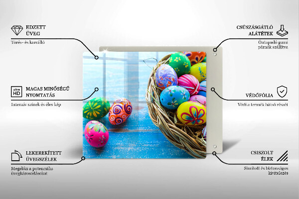 De vidrio templado Huevos de pascua huevos de pascua