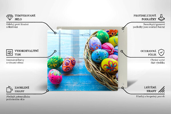 De vidrio templado Huevos de pascua huevos de pascua