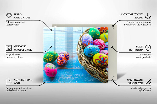 De vidrio templado Huevos de pascua huevos de pascua