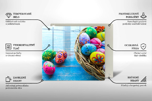 De vidrio templado Huevos de pascua huevos de pascua