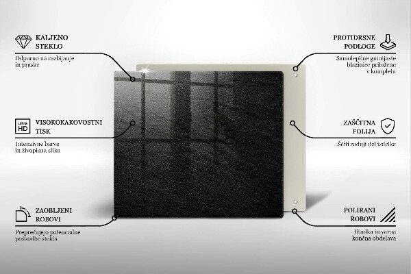 De vidrio templado Textura de roca
