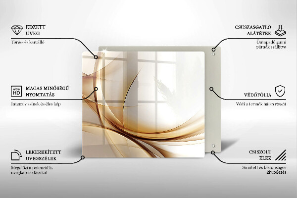 De vidrio templado Formas abstractas