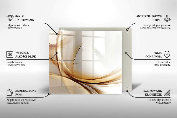 De vidrio templado Formas abstractas