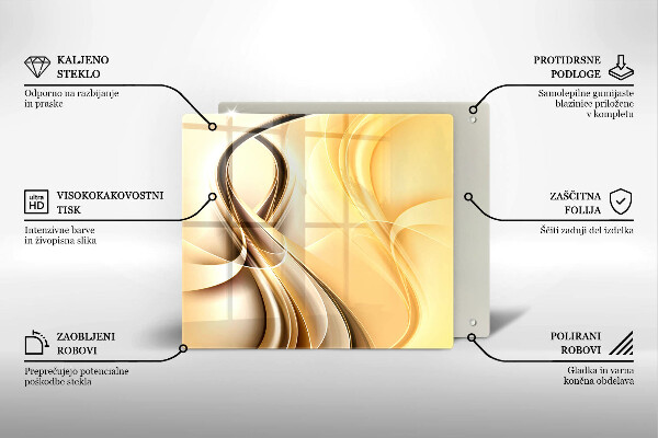 De vidrio templado Abstracción de humo