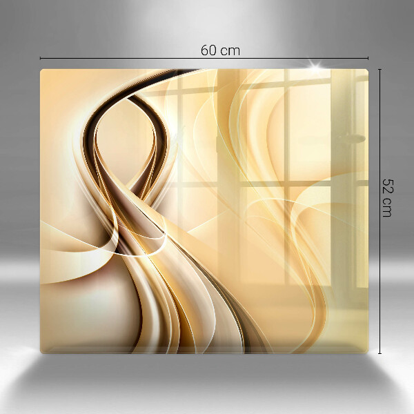 De vidrio templado Abstracción de humo