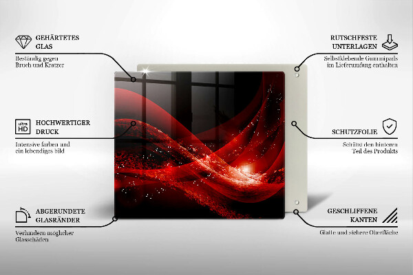 De vidrio templado Abstracción moderna