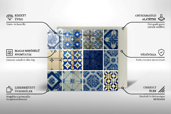 De vidrio templado Azulejos decorativos