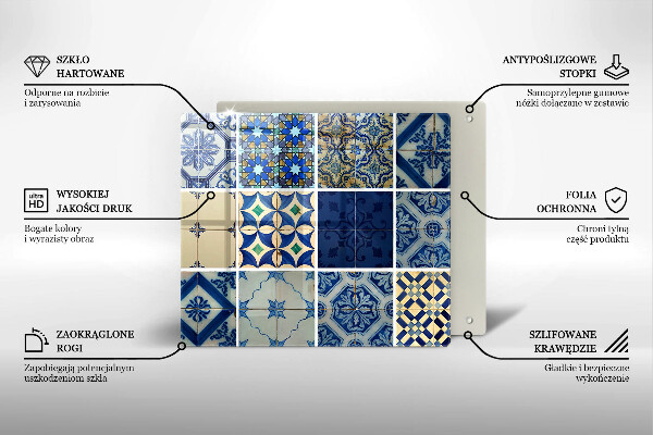 De vidrio templado Azulejos decorativos