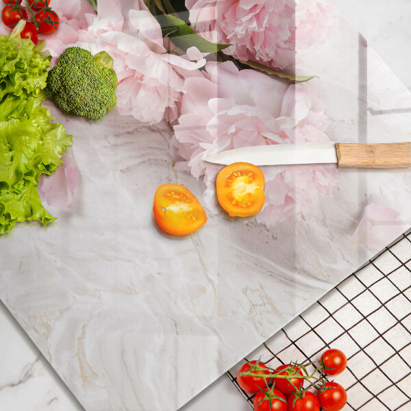 De vidrio templado Flores rosas delicadas