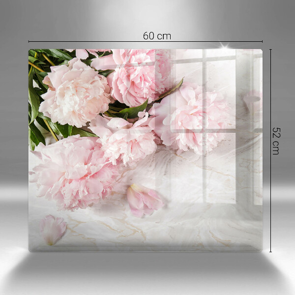 De vidrio templado Flores rosas delicadas