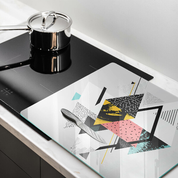 De vidrio templado Triángulos abstractos