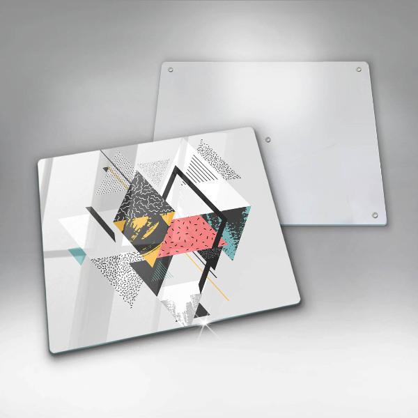 De vidrio templado Triángulos abstractos