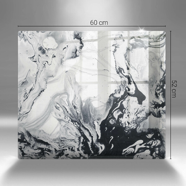 De vidrio templado Abstracción de tinta