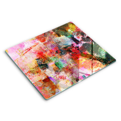 De vidrio templado Abstracción de pintura