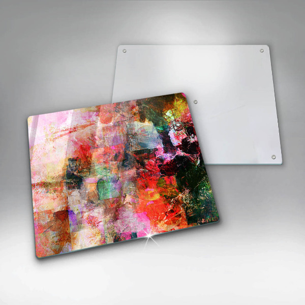 De vidrio templado Abstracción de pintura