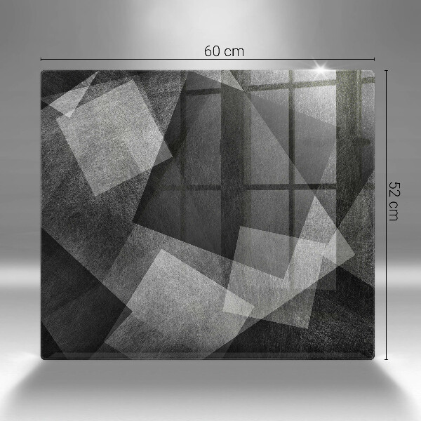 De vidrio templado Abstracción geométrica