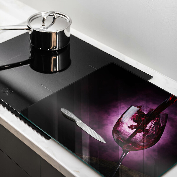 De vidrio templado Una copa de vino