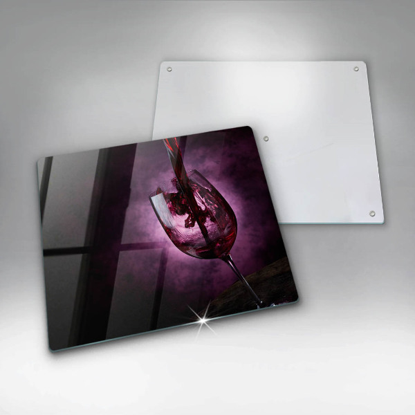 De vidrio templado Una copa de vino